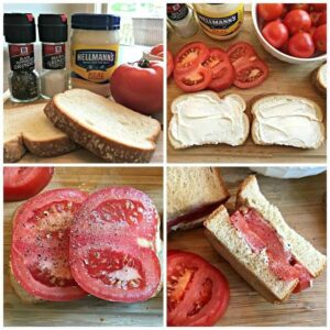 classic tomato sandwich