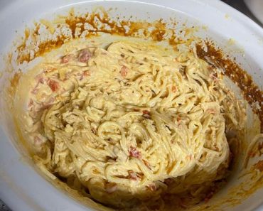 Crockpot Chicken Spaghetti