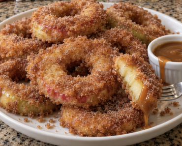 Crispy Cinnamon Apple Rings