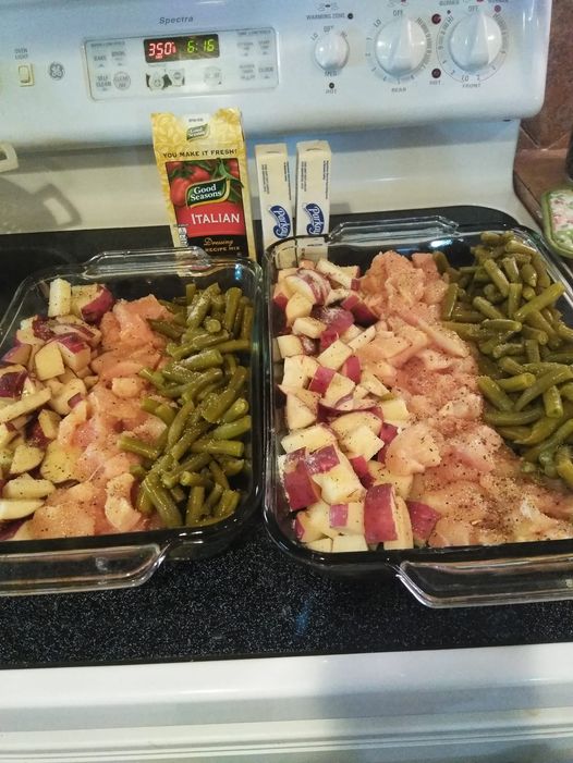 Italian Dressing Chicken and Potato Bake Cheap Simple Recipes