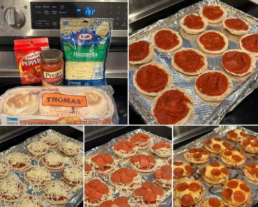 Snow Day English Muffin Pizzas