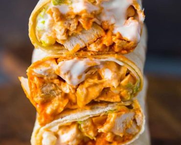 Quick and Easy Buffalo Chicken Wraps