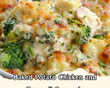 Baked Potato Chicken and Broccoli Casserole