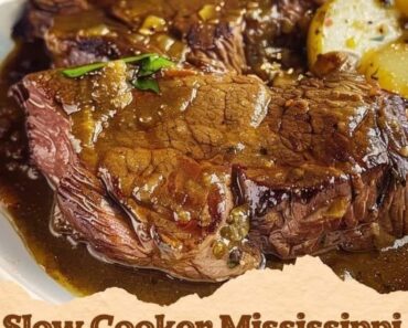 Slow Cooker Mississippi Ribeye Steaks