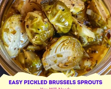 Easy Pickled Brussels Sprouts