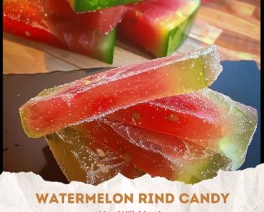 Watermelon rind candy