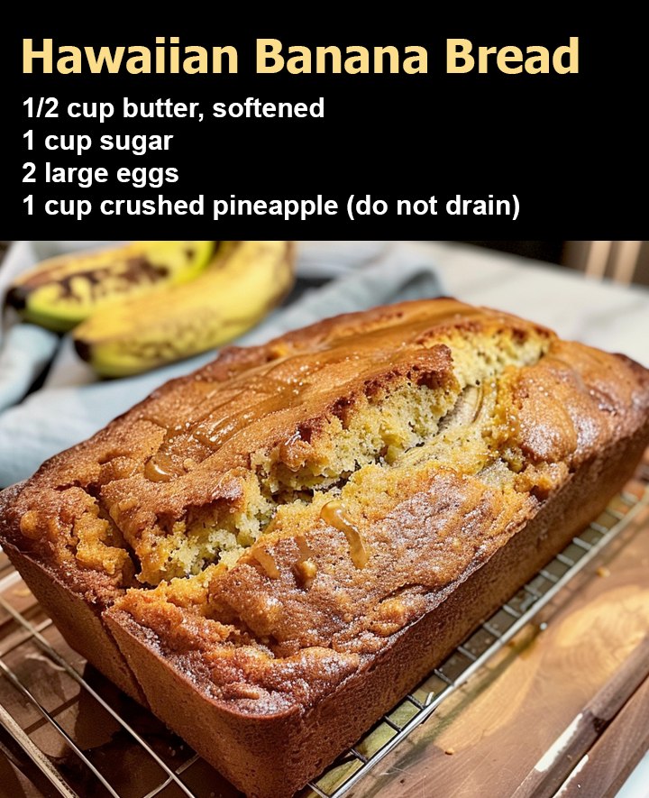 Hawaiian Banana Bread – Cheap Simple Recipes