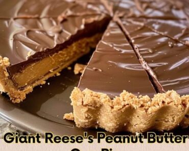 Giant Reese’s Peanut Butter Cup Pie