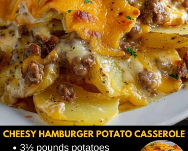 Cheesy Hamburger Potato Casserole