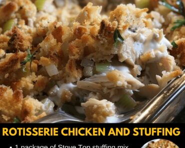 ROTISSERIE CHICKEN AND STUFFING CASSEROLE