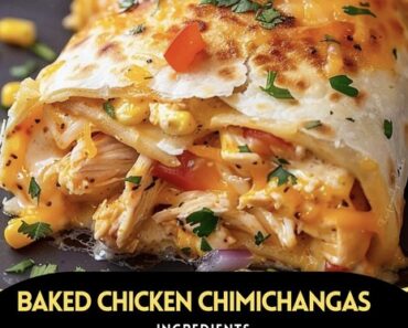 Baked Chicken Chimichangas