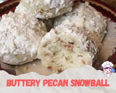 BUTTERY PECAN SNOWBALL COOKIES