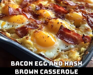 Bacon Egg and Hash Brown Casserole