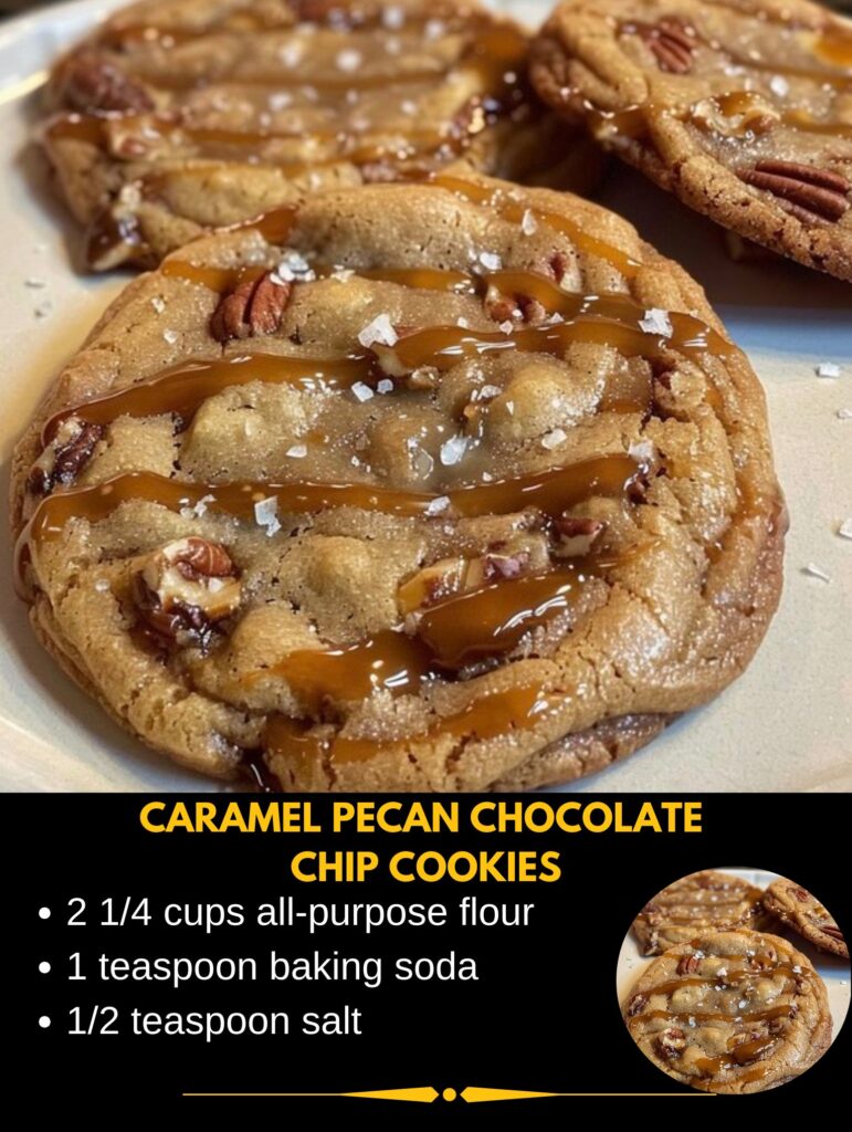 Salted Caramel Pecan Chocolate Chip Cookies Cheap Simple Recipes