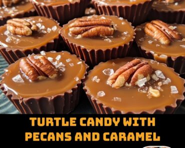 Turtle Candy with Pecans and Caramel