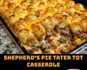 Shepherd’s Pie Tater Tot Casserole