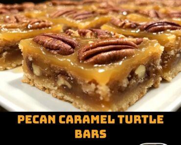 Pecan Caramel Turtle Bars