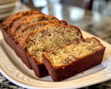 3 Ingredient Banana Bread