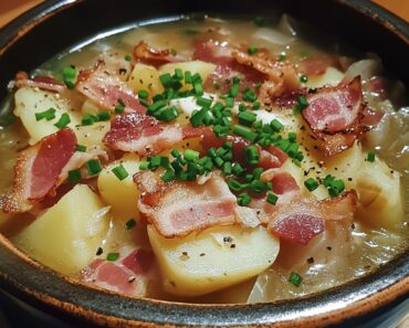 Bacon and Cabbage Potato Soup