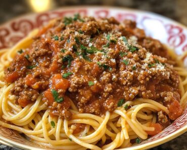 Spaghetti meat sauce