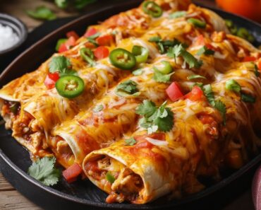 Fajita Chicken Enchiladas