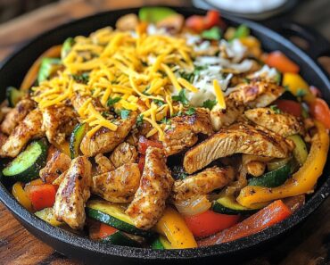 One-Pan Cheesy Fajita Chicken and Veggies