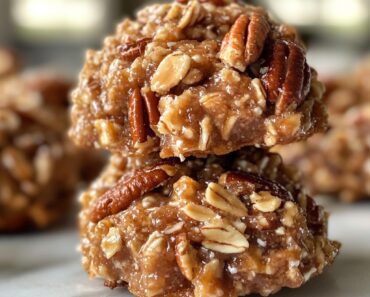 No-Bake Pecan Coconut Praline Cookies