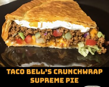 Taco Bell Crunchwrap Supreme Pie