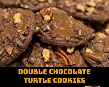 Double Chocolate Turtle Cookies