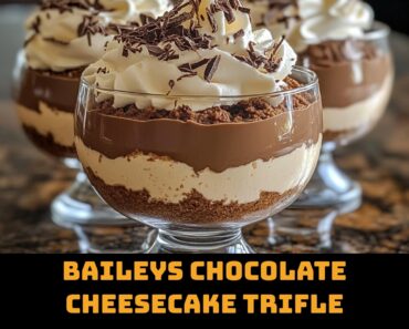 Baileys Chocolate Cheesecake Trifle