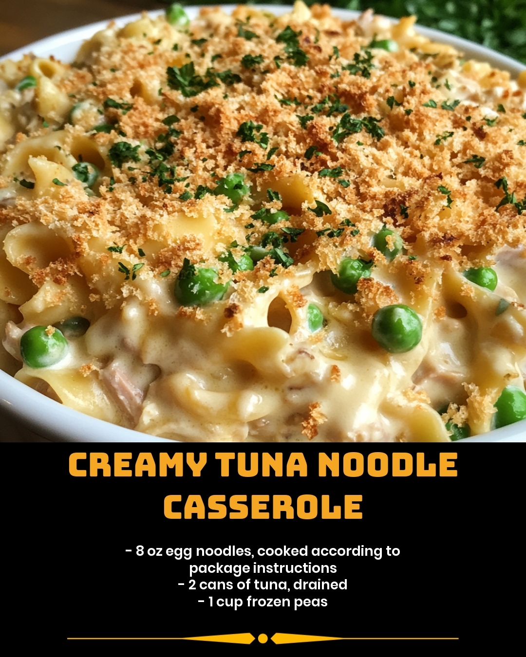 Creamy Tuna Noodle Casserole Cheap Simple Recipes