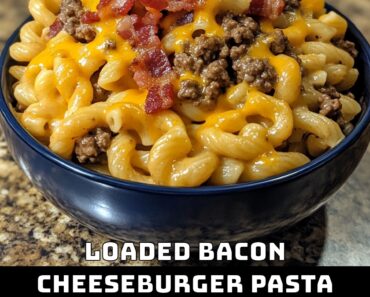 Loaded Bacon Cheeseburger Pasta