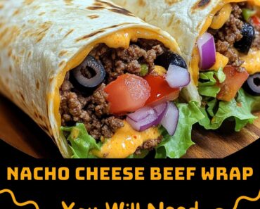 Nacho Cheese Beef Wrap