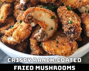 Crispy Ranch-Coated Fried Mushrooms