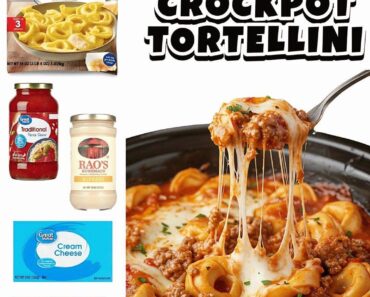 Easy Delicious Crockpot Tortellini