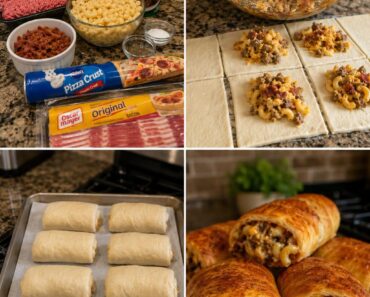 Mac & Cheese Bacon Burger Rolls Mac & Cheese Bacon Burger Rolls