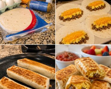 Egg Breakfast Roll-Ups Egg Breakfast Roll-Ups