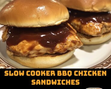 Slow Cooker BBQ Chicken Sandwiches Slow Cooker BBQ Chicken Sandwiches