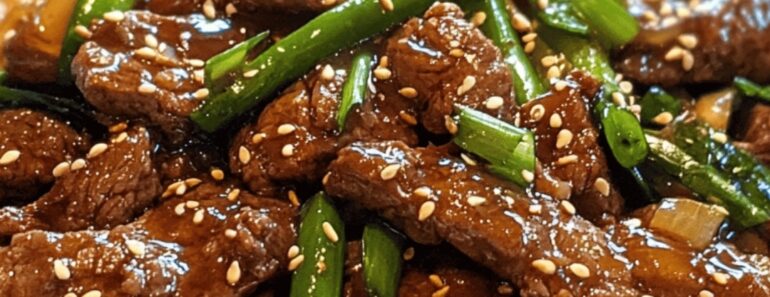 Mongolian Beef and Noodles Mongolian Beef and Noodles