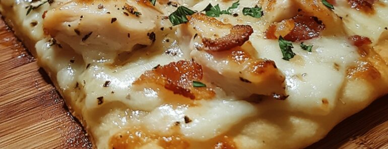 Chicken Bacon Ranch Flatbread Chicken Bacon Ranch Flatbread