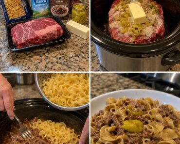 Crockpot Mississippi Beef Noodles Crockpot Mississippi Beef Noodles