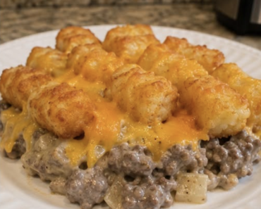 Ground Beef and Tater Tot Bake Ground Beef and Tater Tot Bake