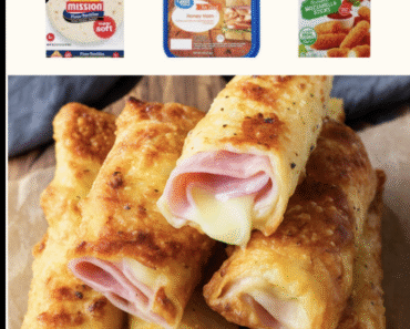 Baked Ham Cheese Sticks