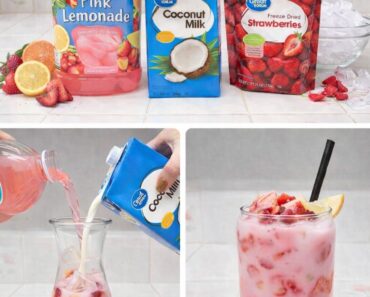 Pink Lemonade Coconut Drink.26 Pink Lemonade Coconut Drink.26