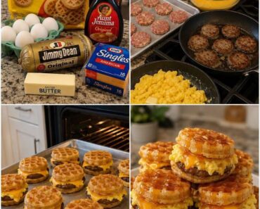 Mini Waffle Breakfast Sandwiches Mini Waffle Breakfast Sandwiches