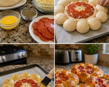 Pizza Flower Buns Pizza Flower Buns