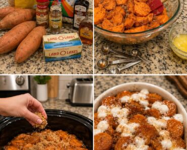 Crockpot Candied Sweet Potatoes