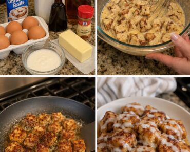 Cinnamon Roll French Toast Bites