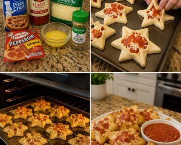 Cheesy Pizza Star Bites