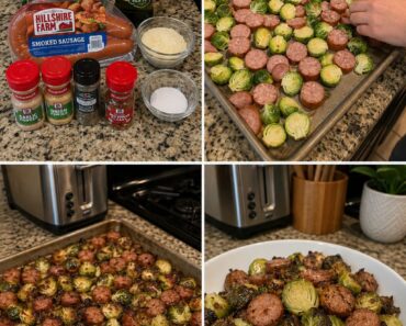 Brussels Sausage Sheet Pan
